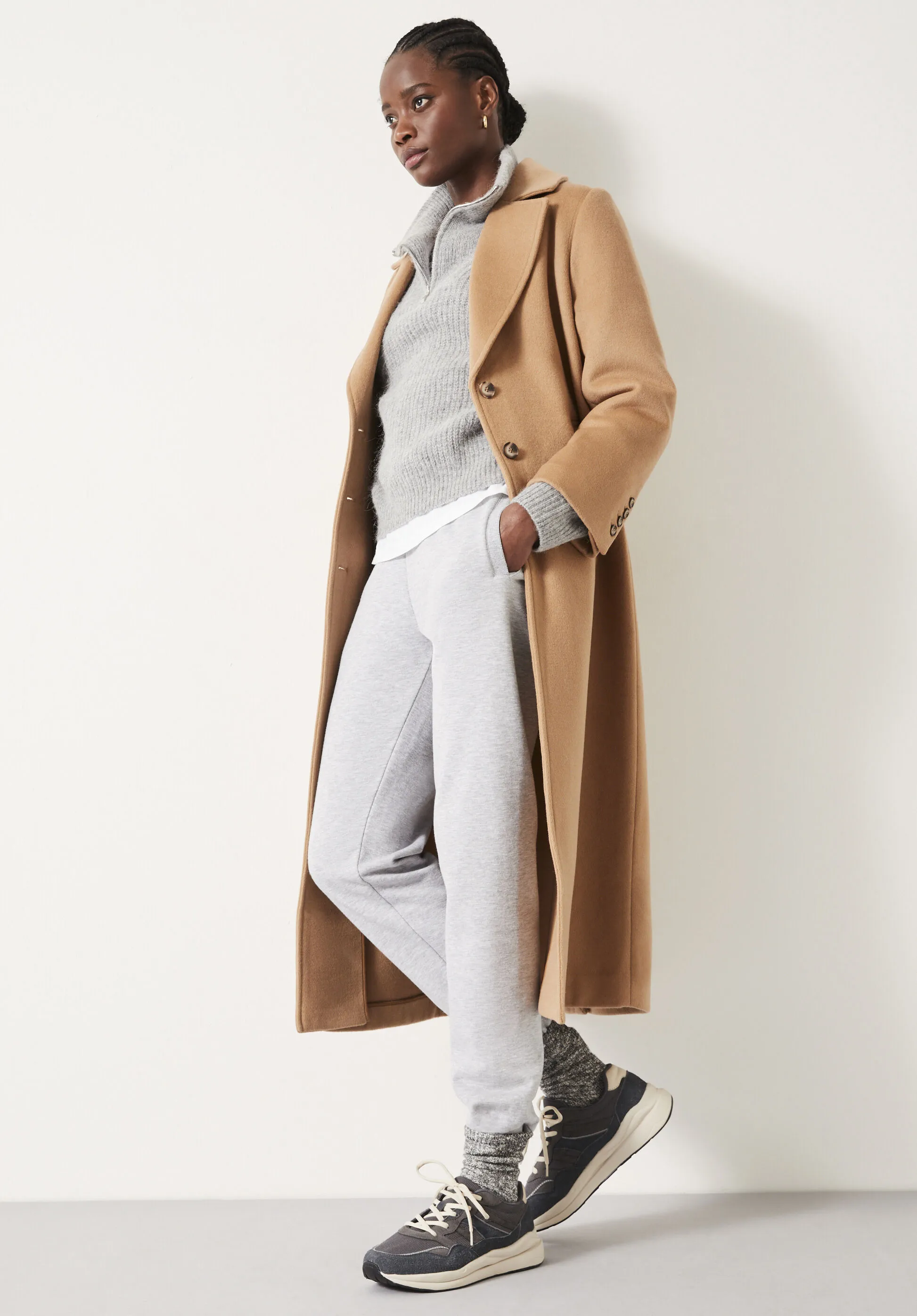 Mena Relaxed Wool Coat