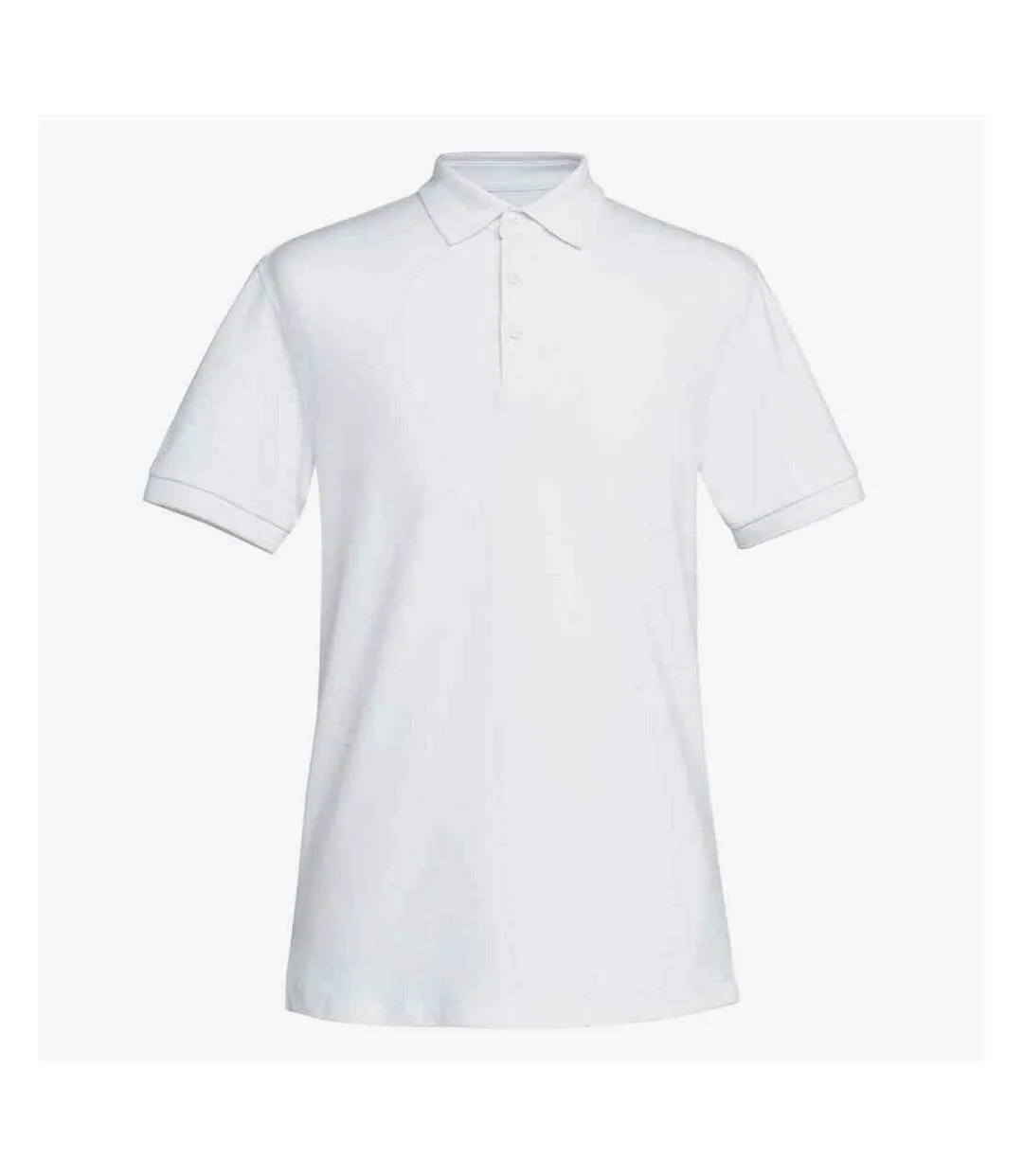 Mens hampton cotton polo shirt white Brook Taverner