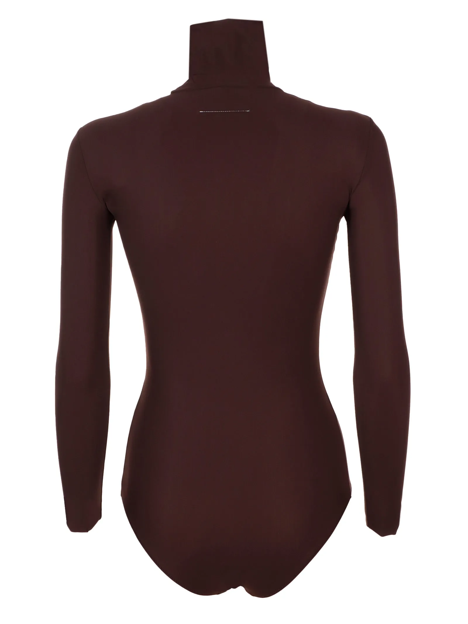 MM6 Maison Margiela Roll-Neck Long Sleeved Bodysuit