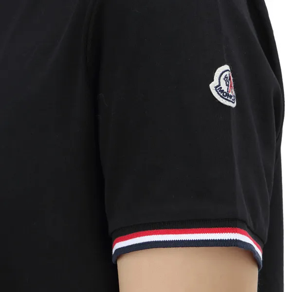 MONCLER  |V-Neck Plain Cotton Short Sleeves Logo V-Neck T-Shirts