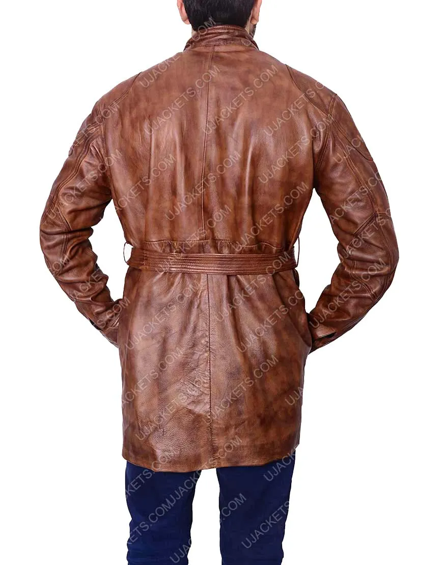 Motorcycle Brad Pitt Benjamin Button Leather Jacket - UJackets