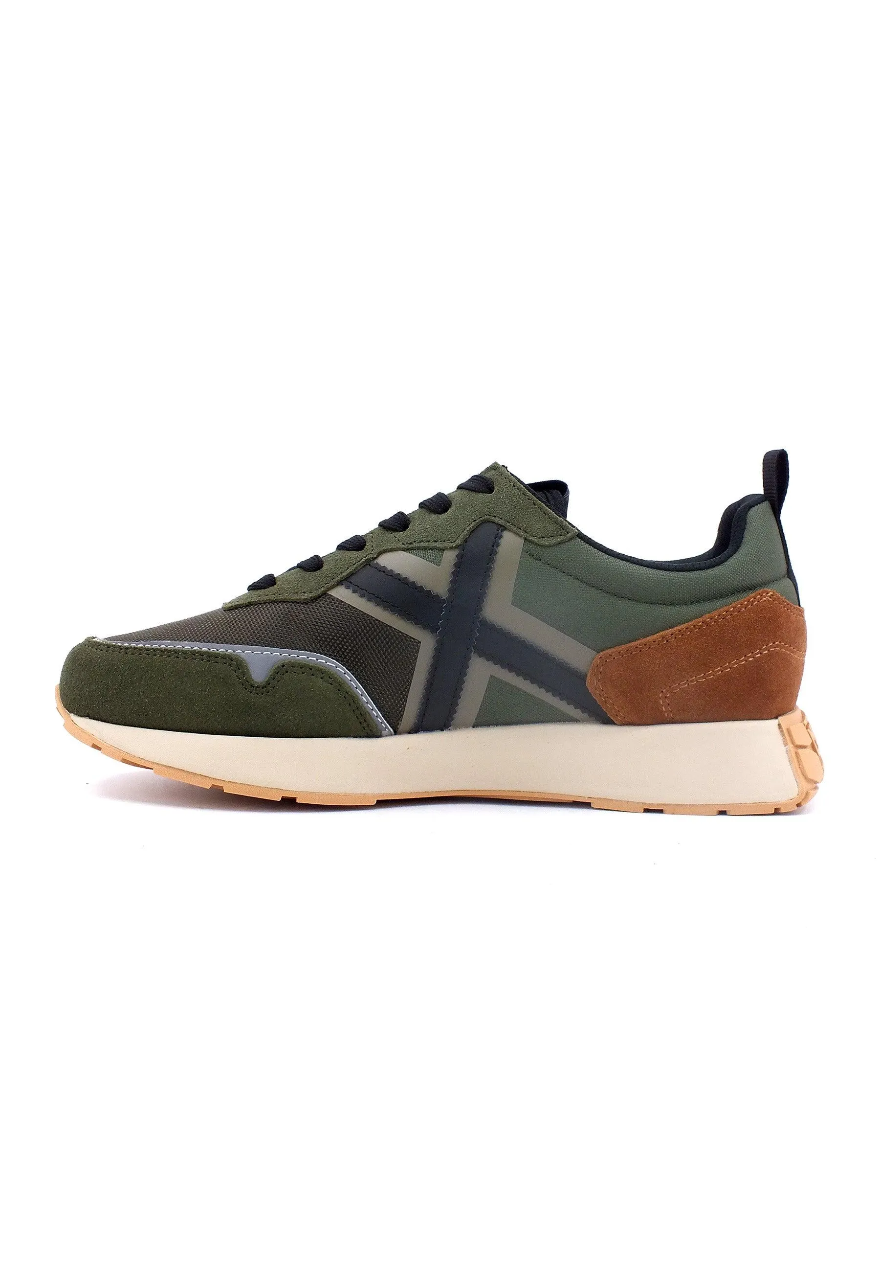 MUNICH Xemine 43 Sneaker Uomo Green Cuoio 8907043