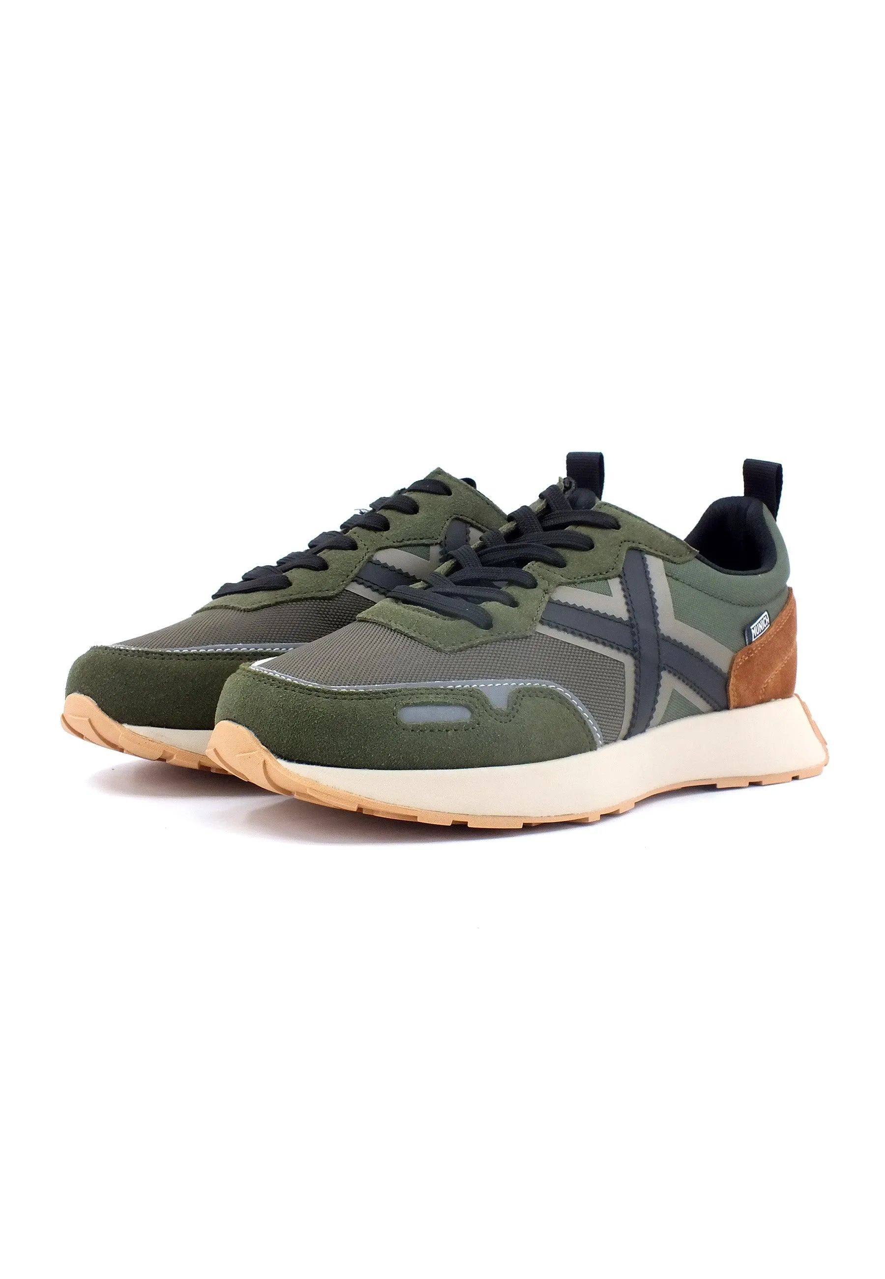 MUNICH Xemine 43 Sneaker Uomo Green Cuoio 8907043