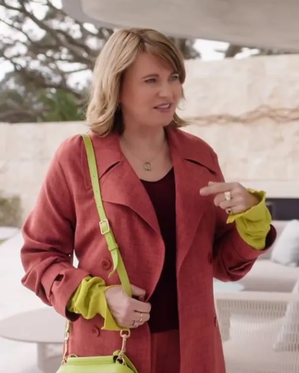 My Life is Murder S04 Coat | Lucy Lawless Pink Coat