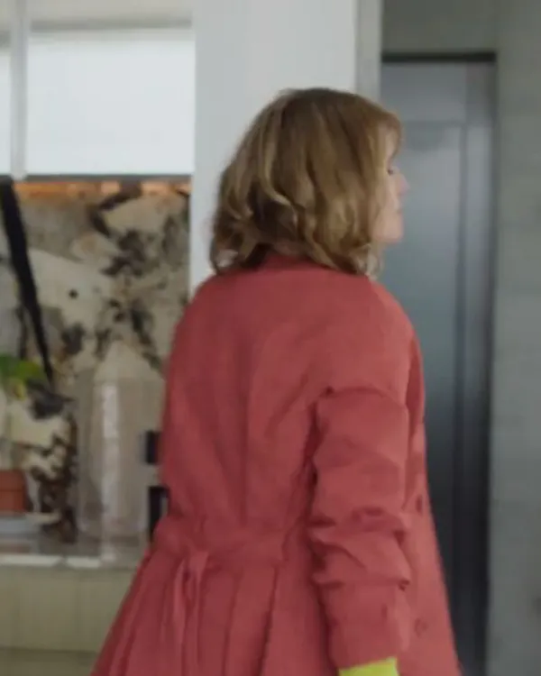 My Life is Murder S04 Coat | Lucy Lawless Pink Coat