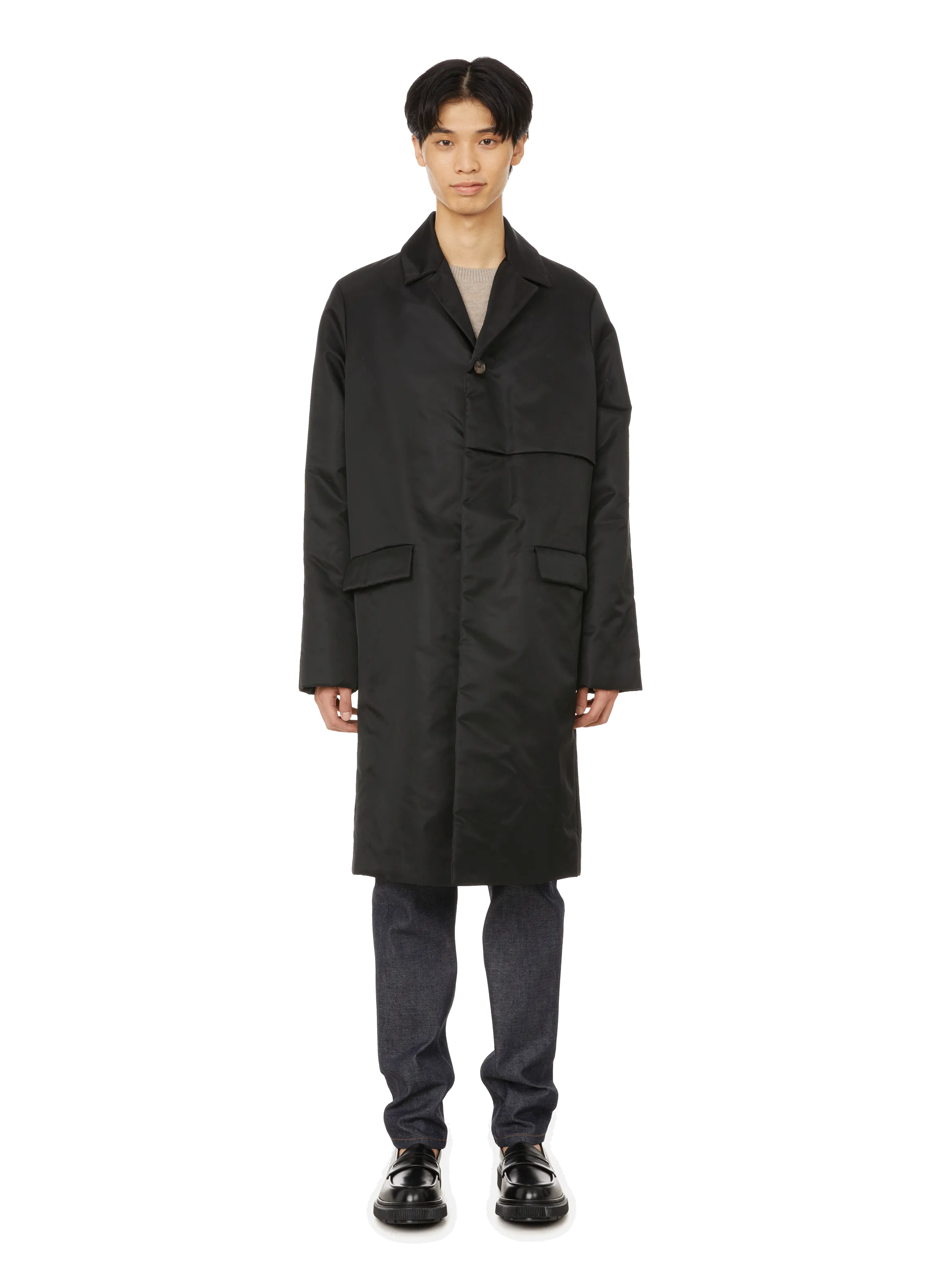 NANUSHKA  Car coat - Black