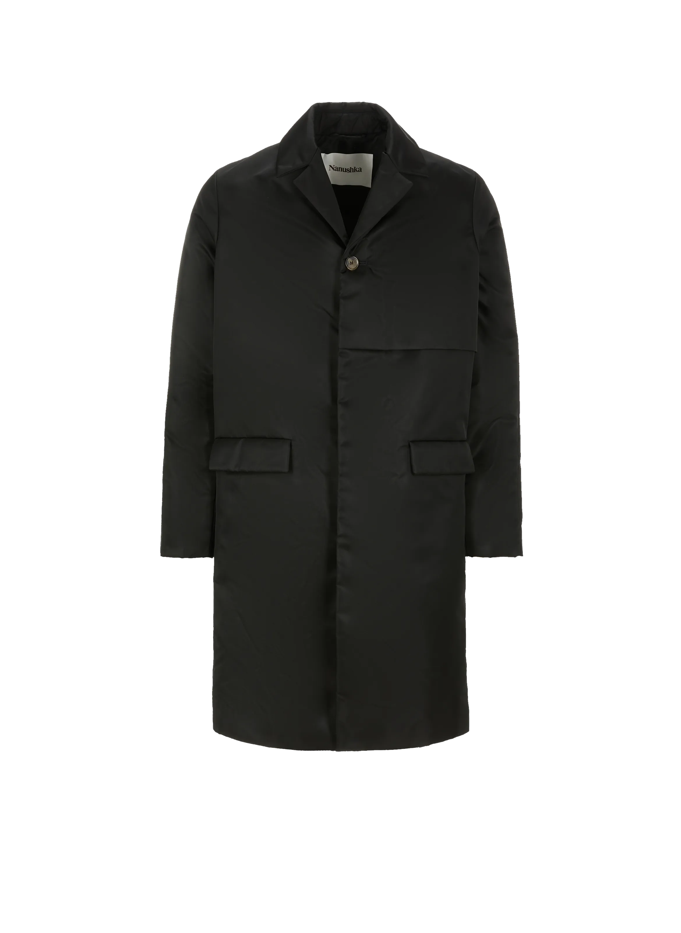 NANUSHKA  Car coat - Black