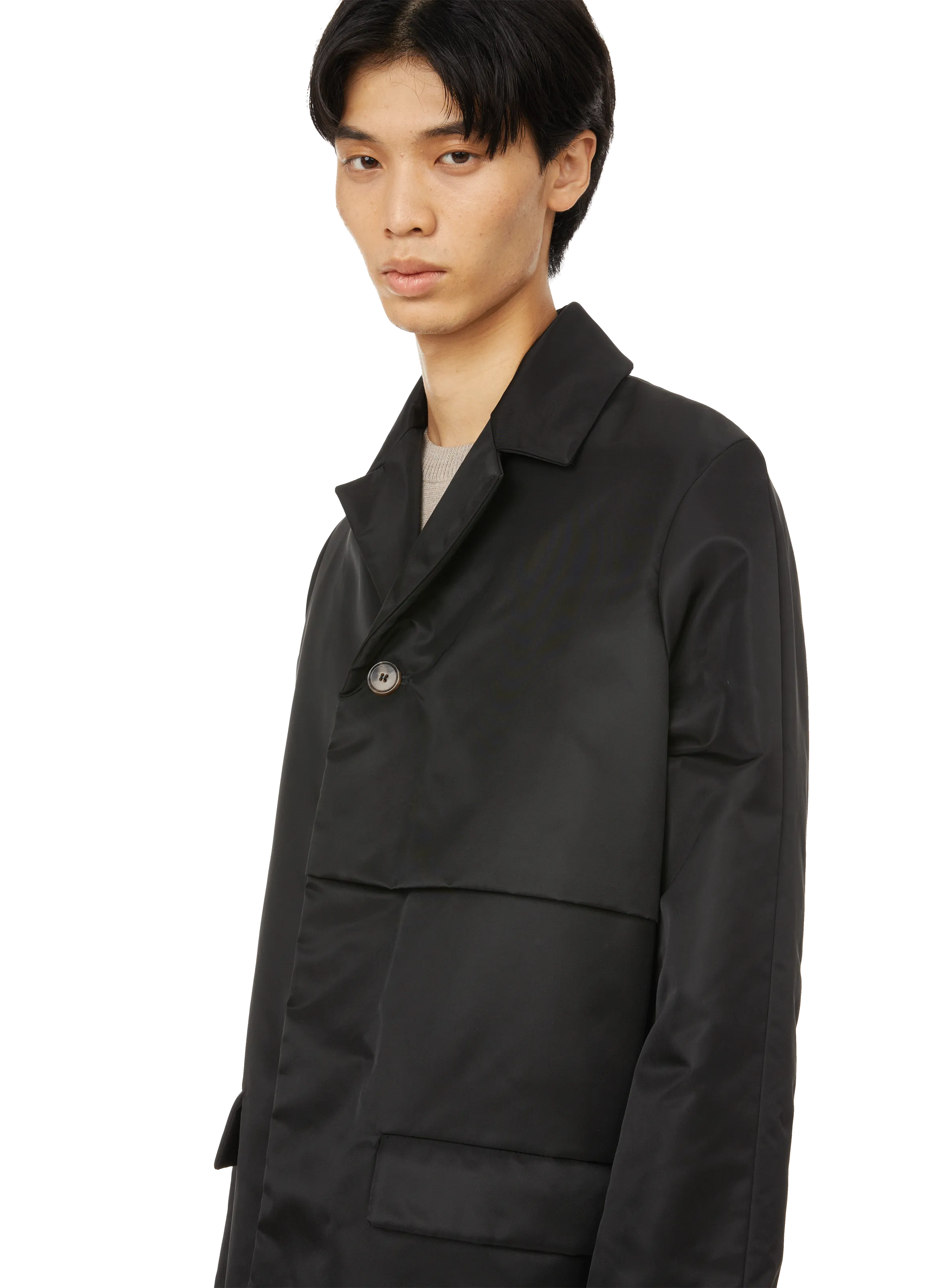 NANUSHKA  Car coat - Black