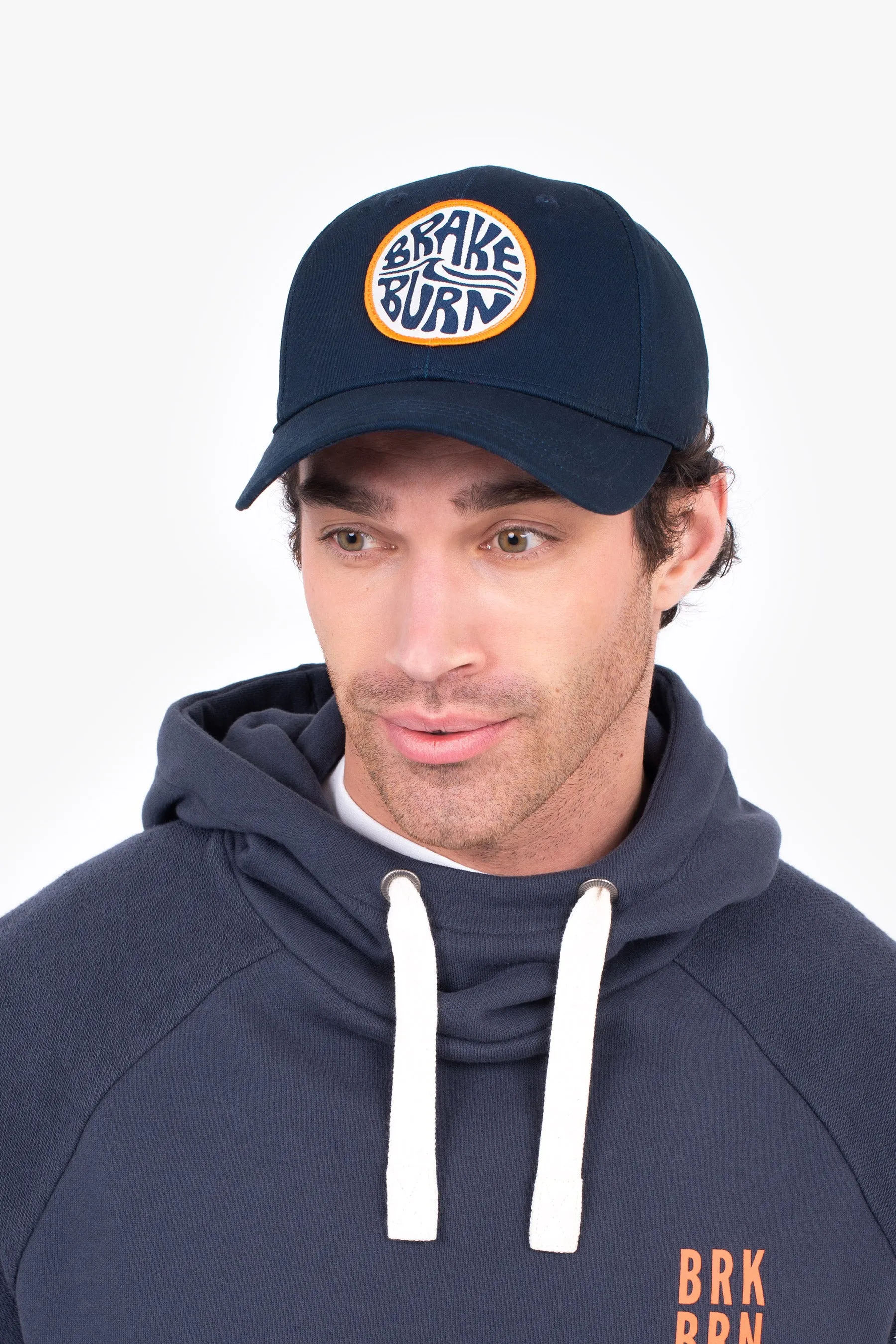 Navy Brakeburn Cap