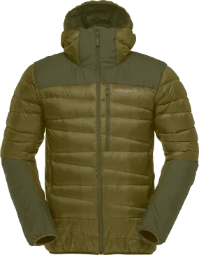 Norrøna Men's Falketind Down750 Hood Olive Drab/Olive Night | Buy Norrøna Men's Falketind Down750 Hood Olive Drab/Oliv