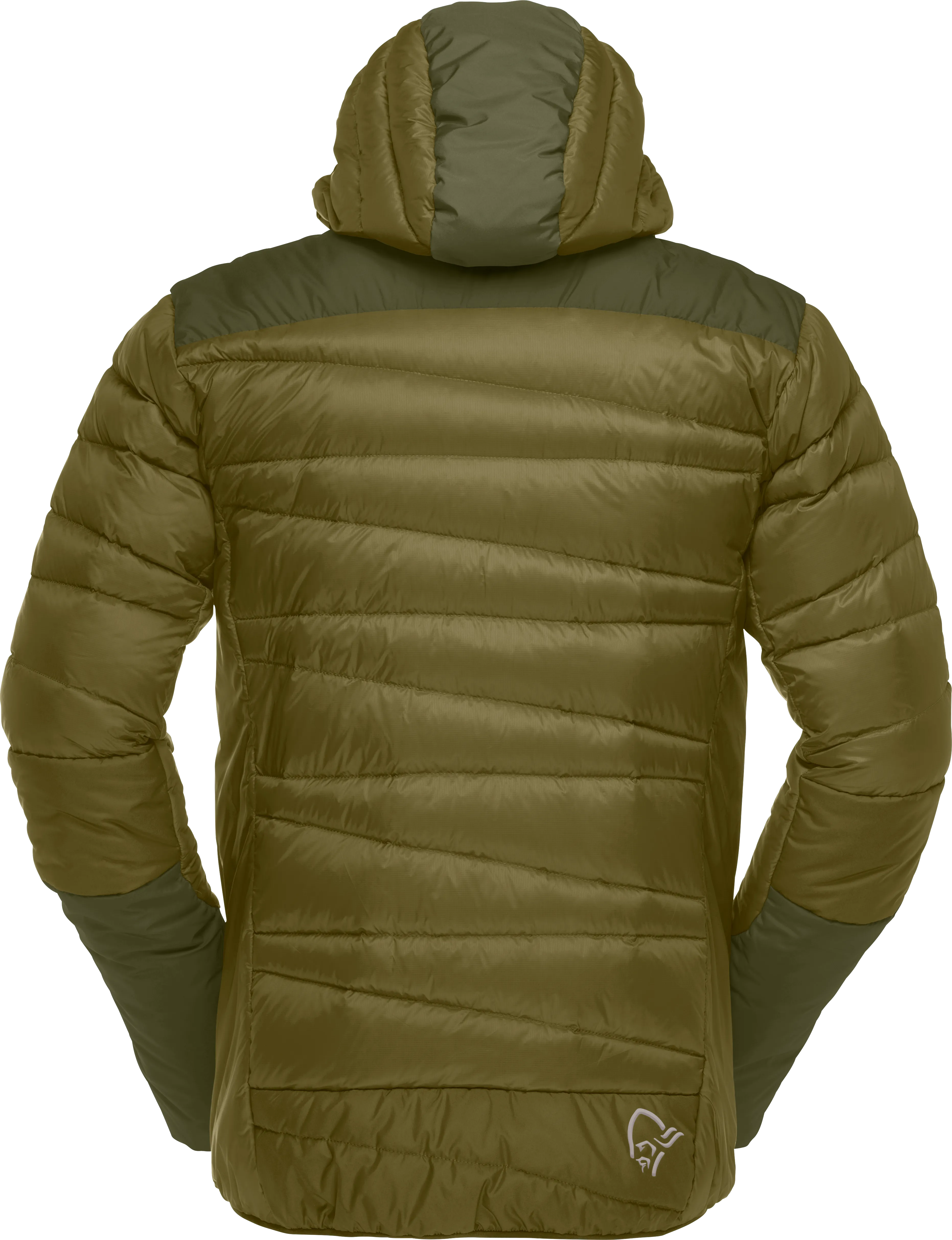 Norrøna Men's Falketind Down750 Hood Olive Drab/Olive Night | Buy Norrøna Men's Falketind Down750 Hood Olive Drab/Oliv