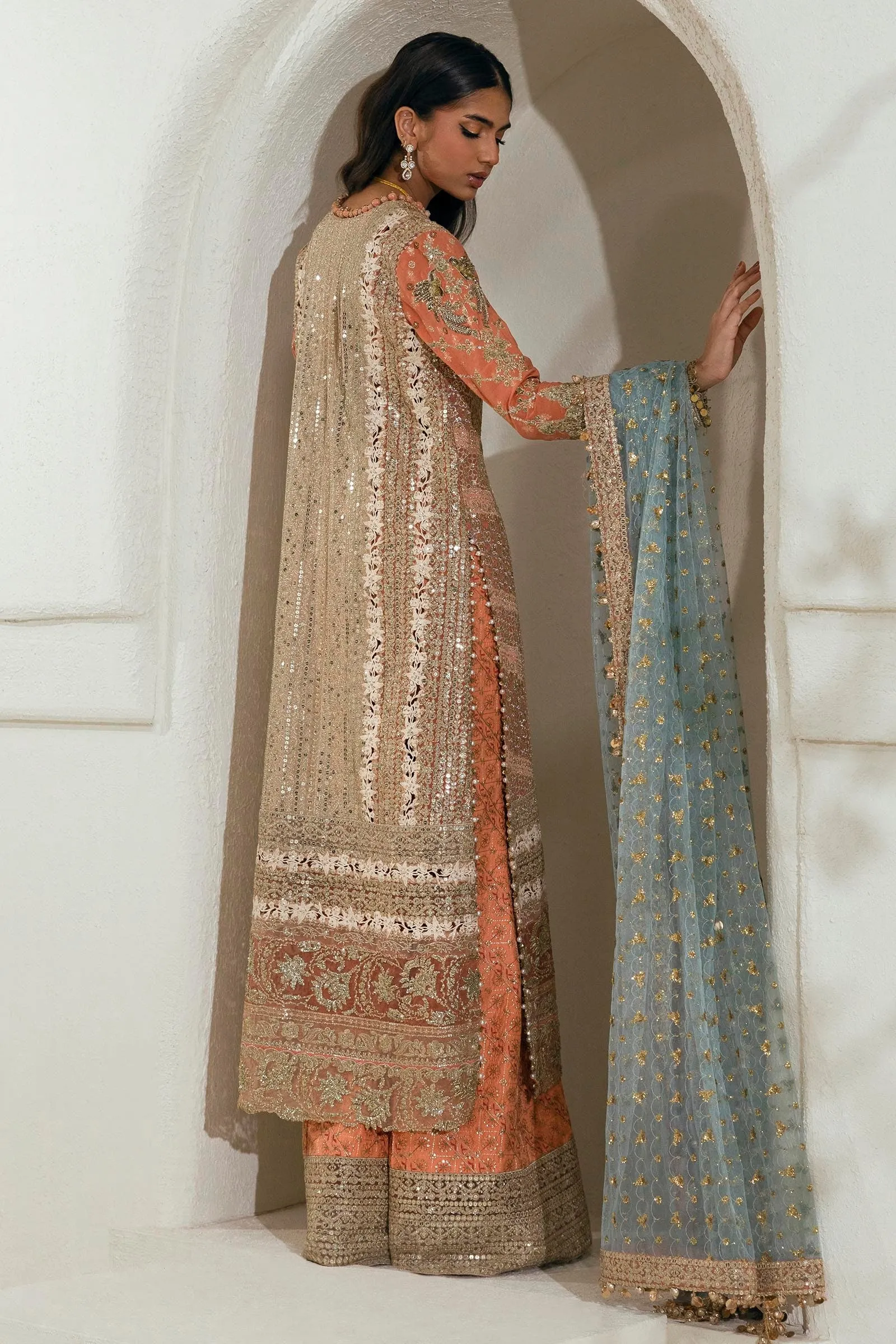 Nura by Sana Safinaz Festive Formal Unstitched 3Pc Suit N242-002-3CX