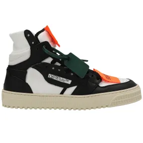 Off-White Off Court 3.0 Black Leather High Tops