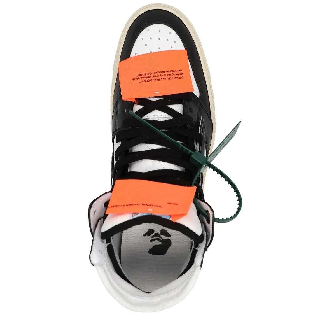 Off-White Off Court 3.0 Black Leather High Tops