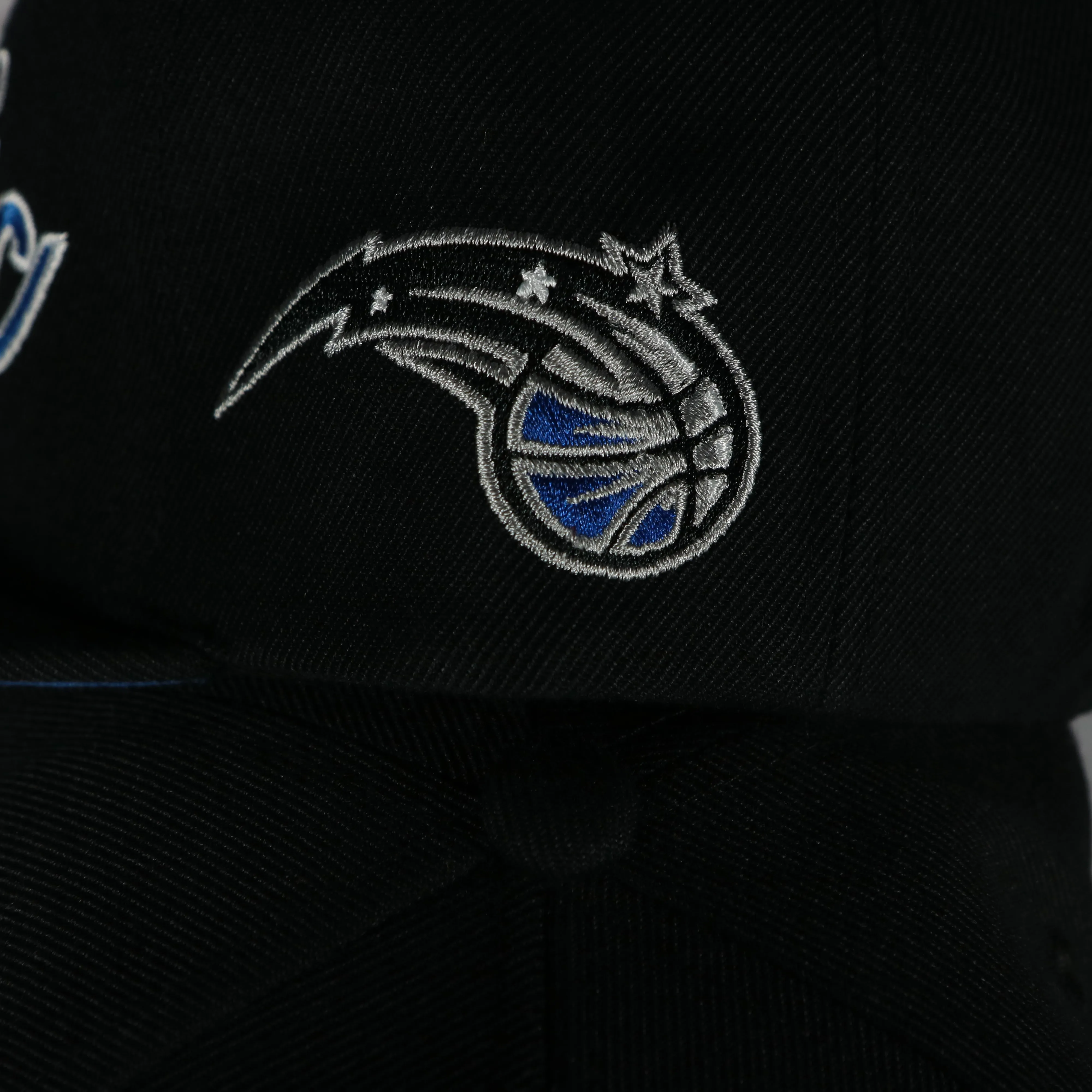 Orlando Magic Vintage Retro NBA Team Script 2.0 Mitchell and Ness Snapback Hat | Black