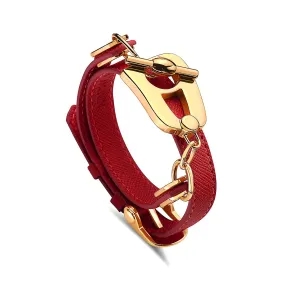 Paris Bracelet - Gold/Red