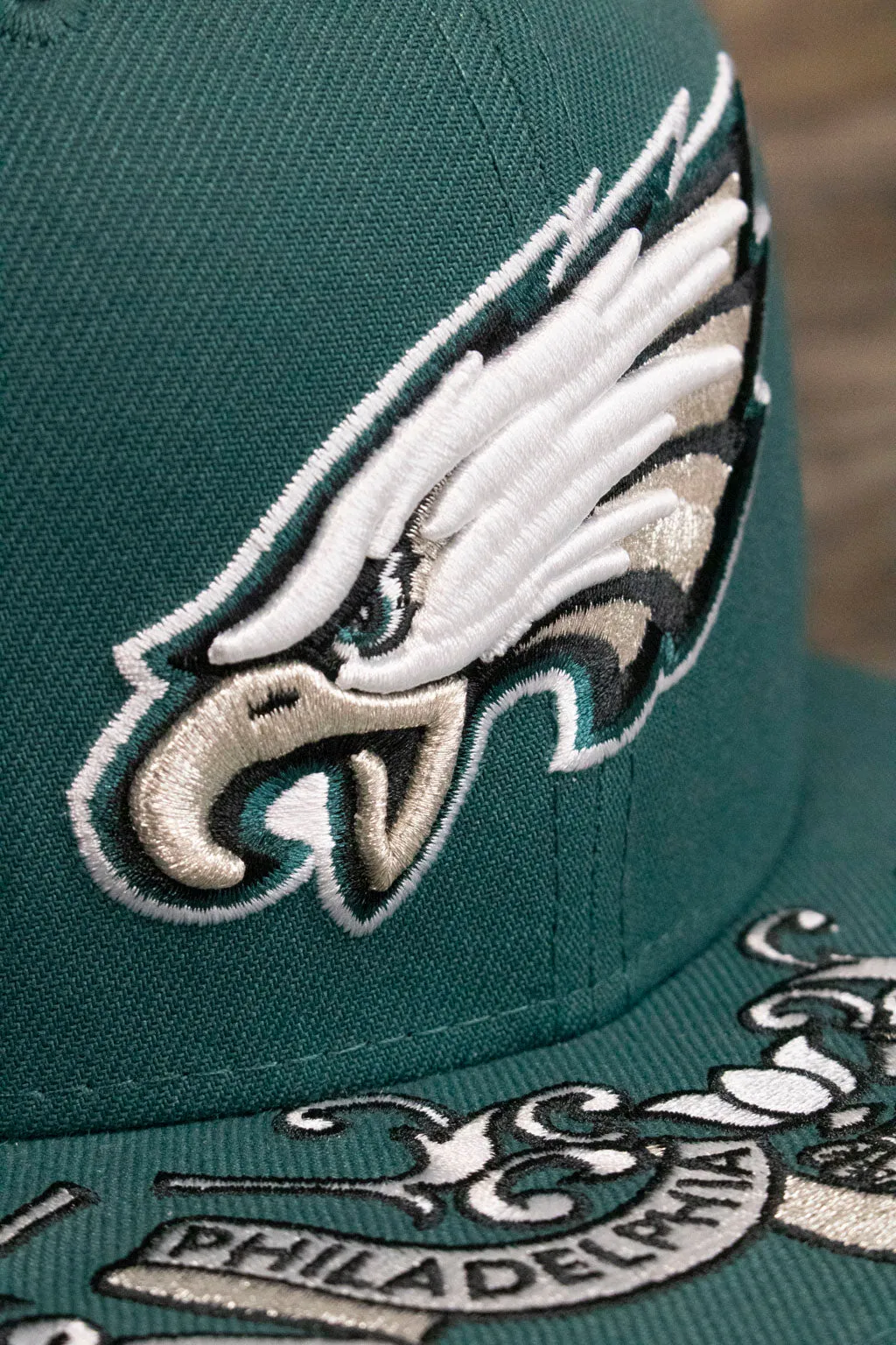 Philadelphia Eagles NFL Draft 2019 Snapback Hat | Philly Eagles Midnight Green 9Fifty Snapback Draft Hat