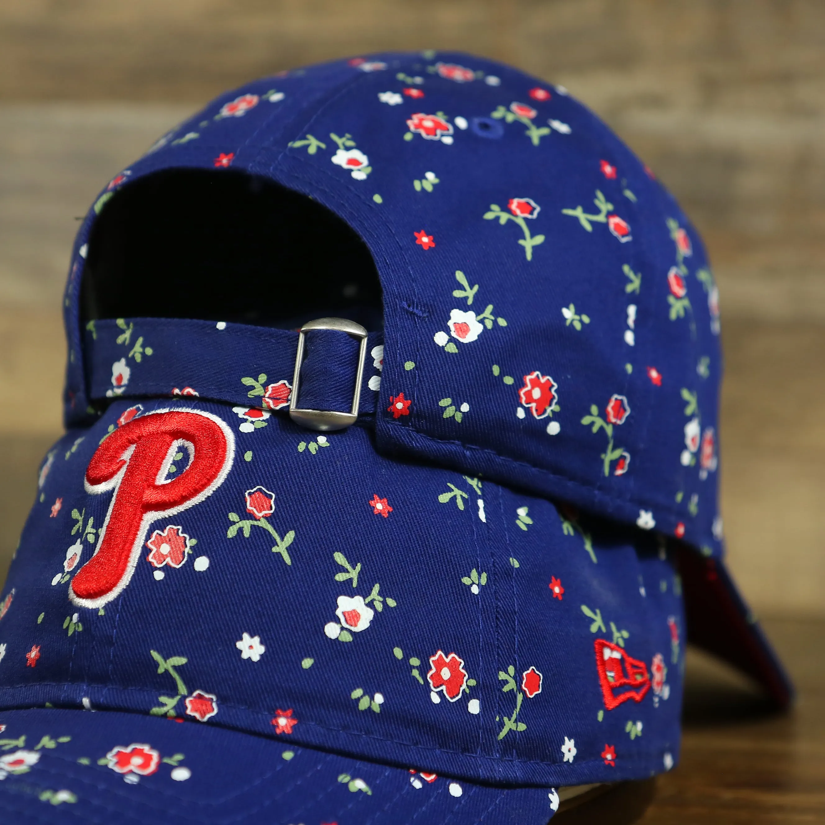 Philadelphia Phillies Ladies Floral Bloom Micro Flower Pattern 9Twenty Dad Hat | Womens Floral Phillies Hat