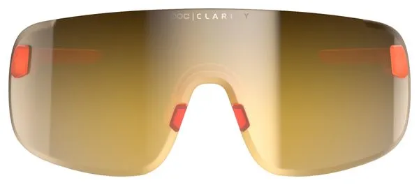 Poc Elicit Orange Fluo Translucent Violet/Gold Mirror Glasses