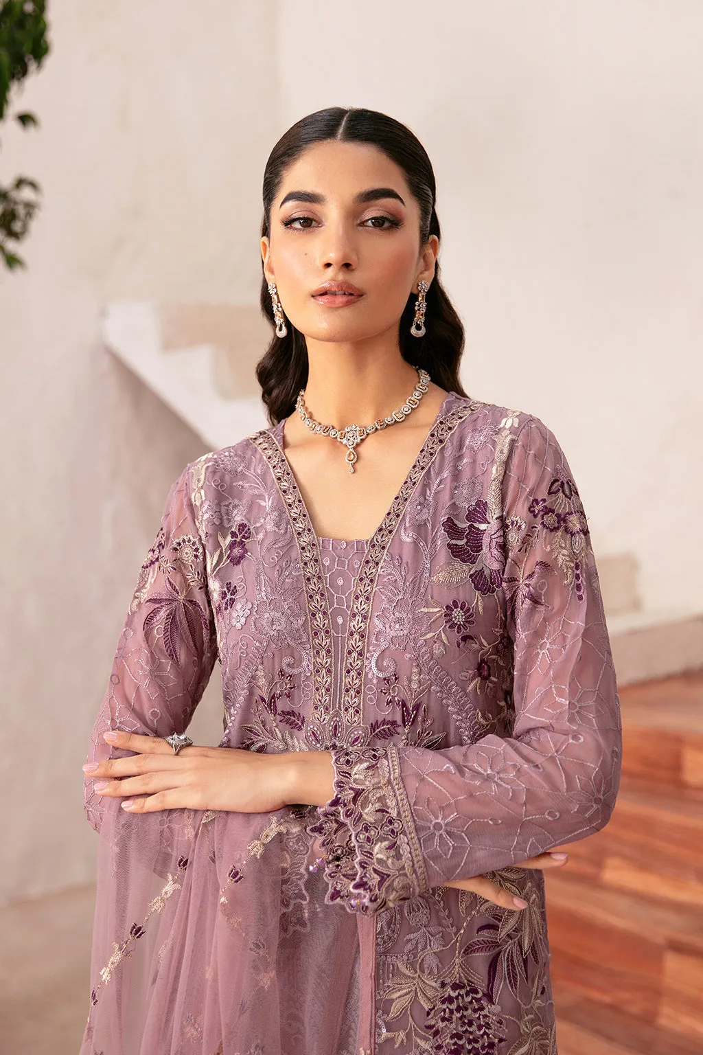 Ramsha Rangoon Vol-12 Luxury Chiffon Unstitched 3Pc Suit D-1208