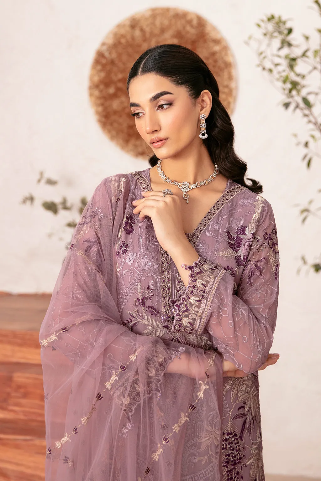 Ramsha Rangoon Vol-12 Luxury Chiffon Unstitched 3Pc Suit D-1208