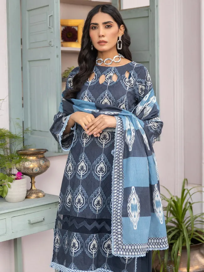 Rang e Noor by Humdum Digital Printed Lawn Unstitched 3Pc Suit REN-01