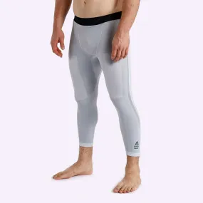 Reebok - Men's MyoKnit 3/4 Tights - Light Grey Heather/Cool Shadow