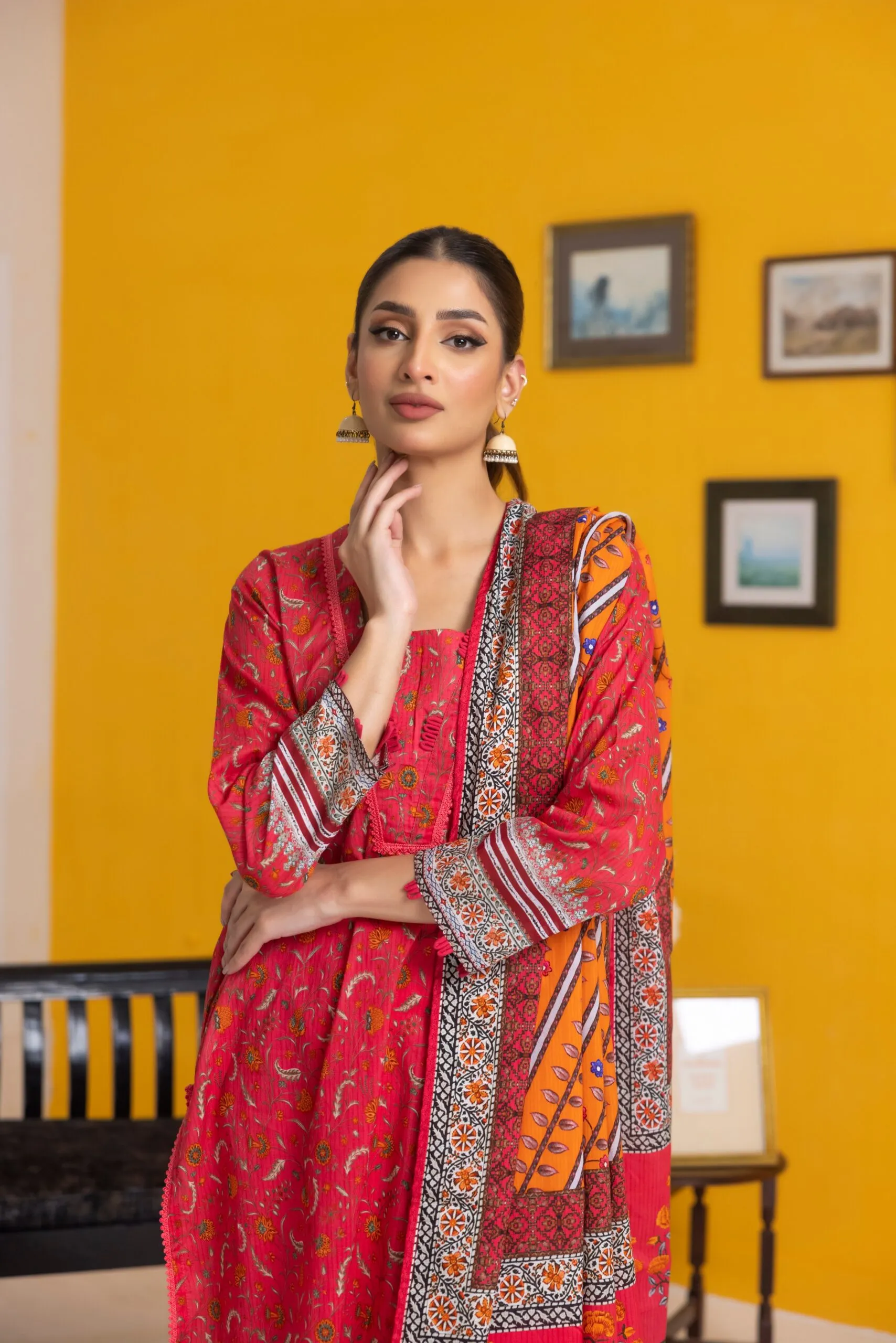 Regalia Salina Vol-25 Unstitched Digital Printed Lawn 3Pc Suit S25-07