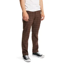 Reserve Chino Pant - Brown Plaid