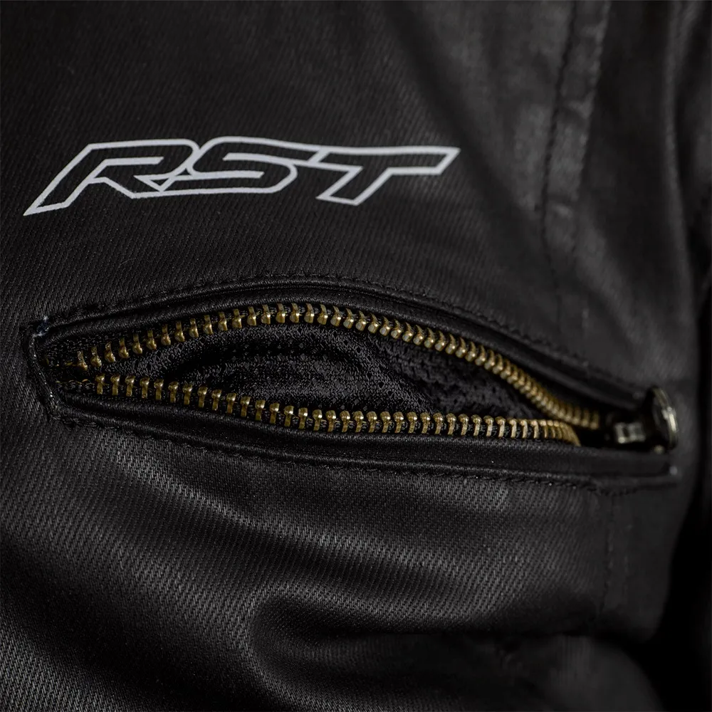 RST Brixton Wax Cotton Jacket - Black