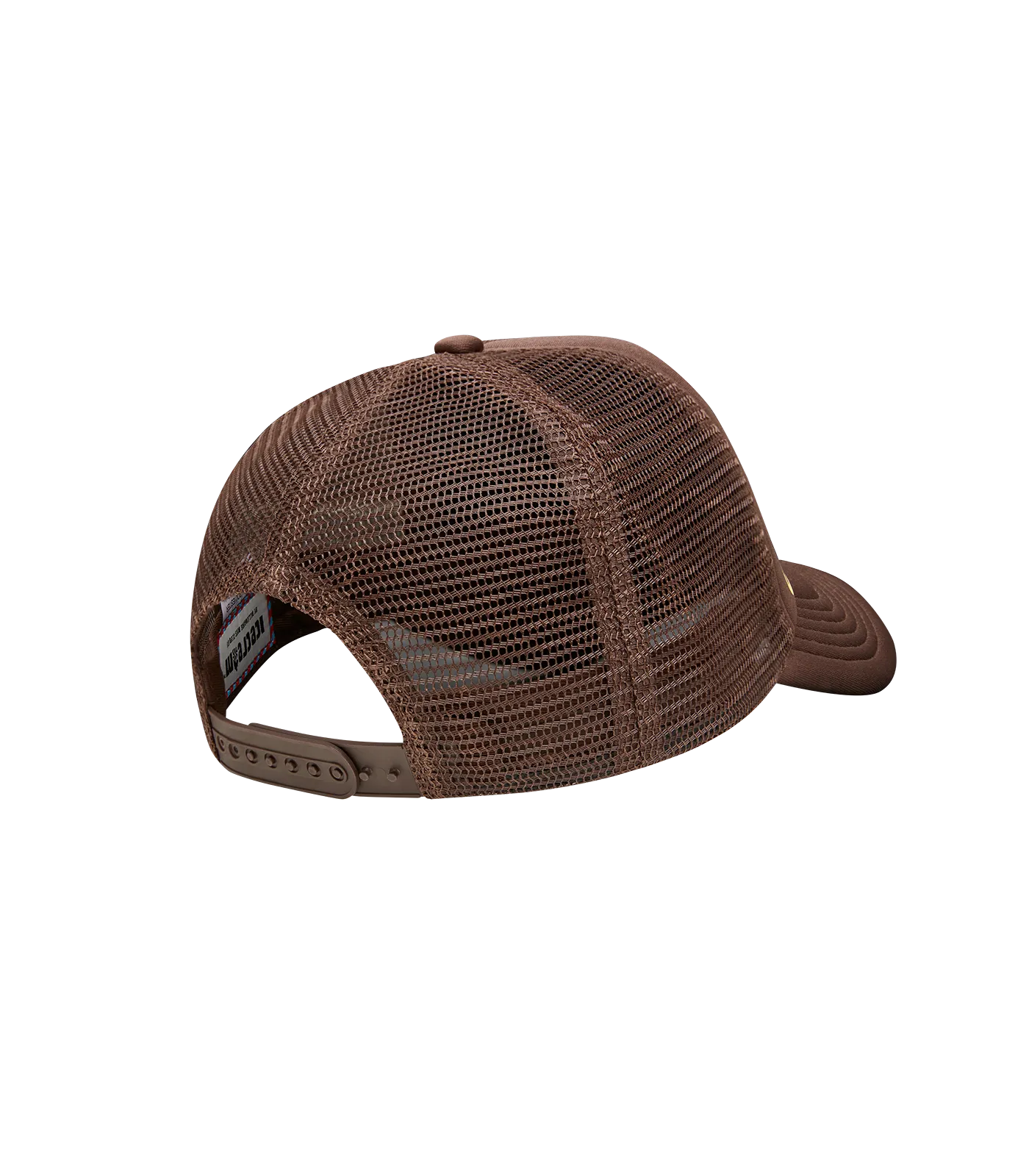 RUNNING DOG TRUCKER HAT - BROWN