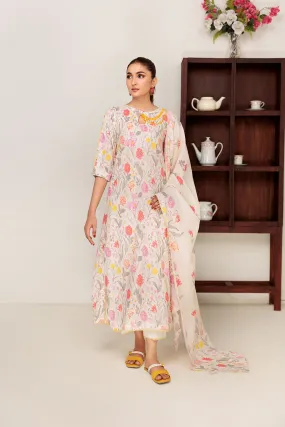 Safwa Praha Vol-02 Digital Printed Lawn Unstitched 3Pc Suit SPH-20