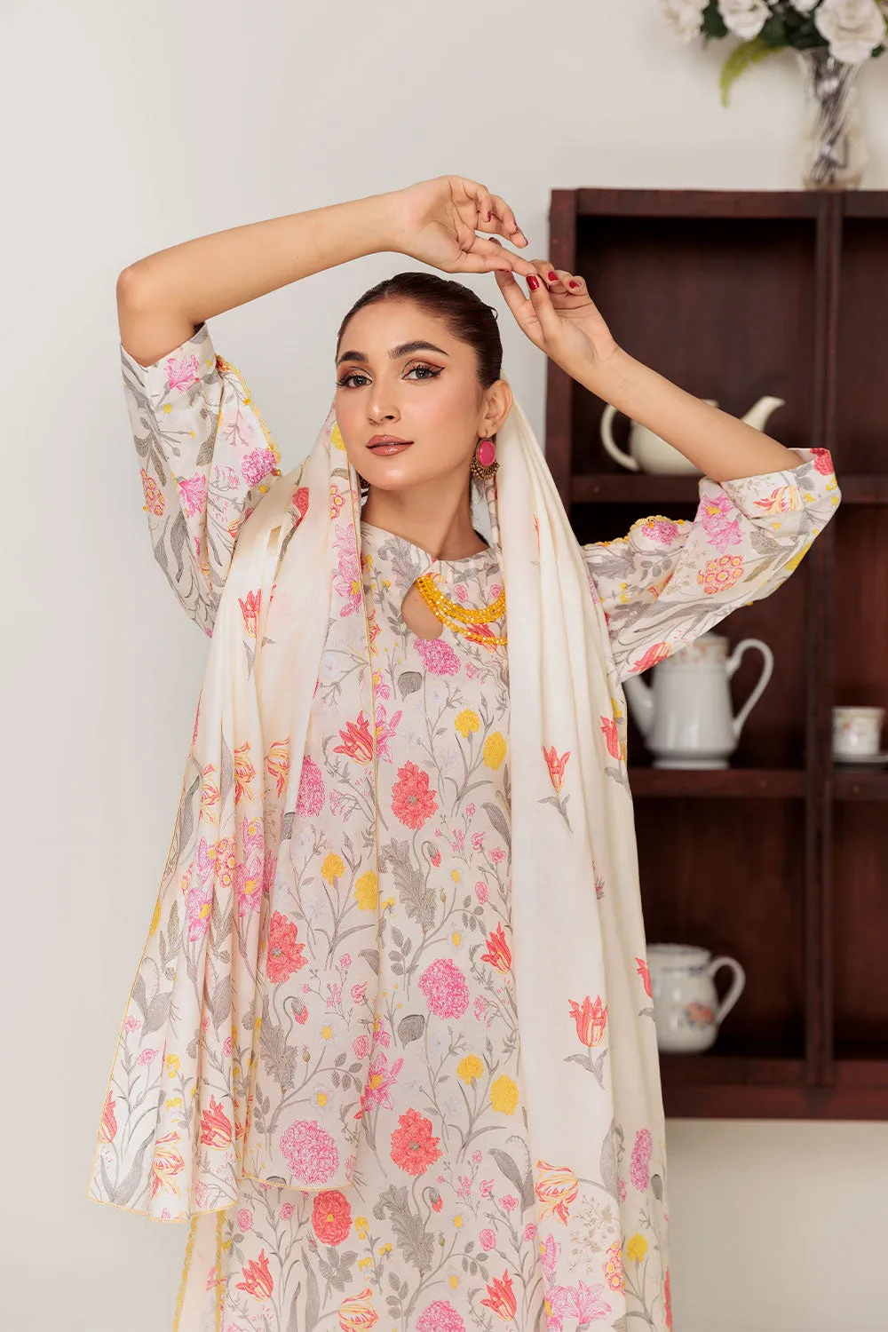 Safwa Praha Vol-02 Digital Printed Lawn Unstitched 3Pc Suit SPH-20