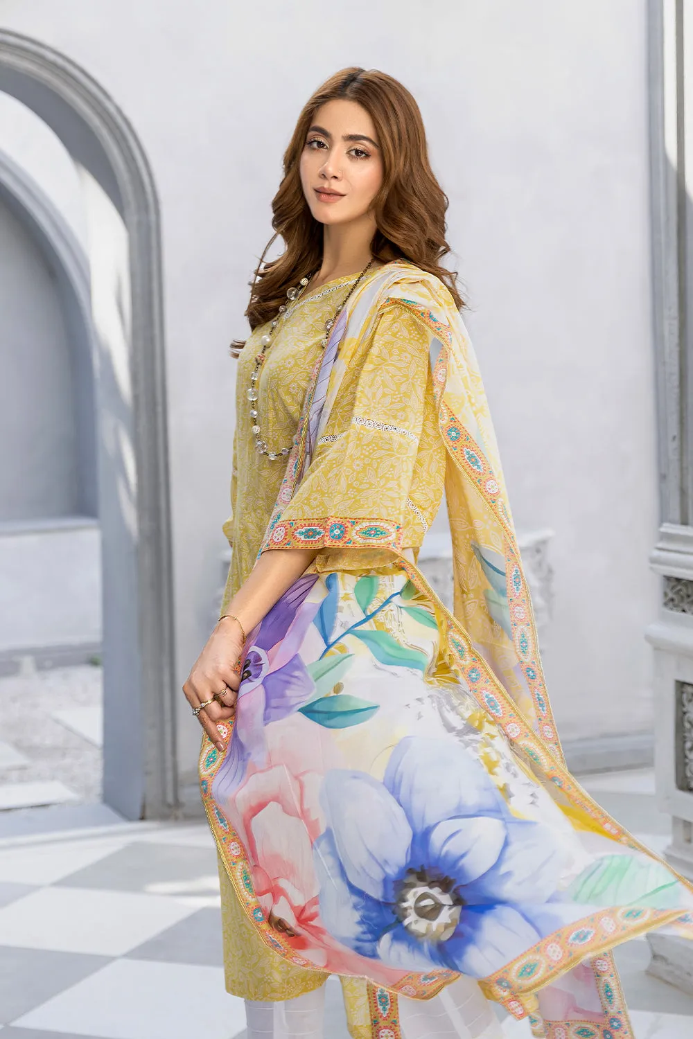 Safwa Praha Vol-04 Digital Printed Lawn Unstitched 3Pc Suit SPH-32