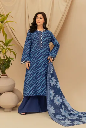 Safwa Safron Vol-02 Fine Digital Printed Lawn Unstitched 3Pc Suit SAF-14