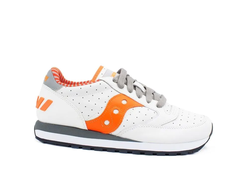 SAUCONY Jazz Original Smu Sneaker Uomo White Orange S70496-2