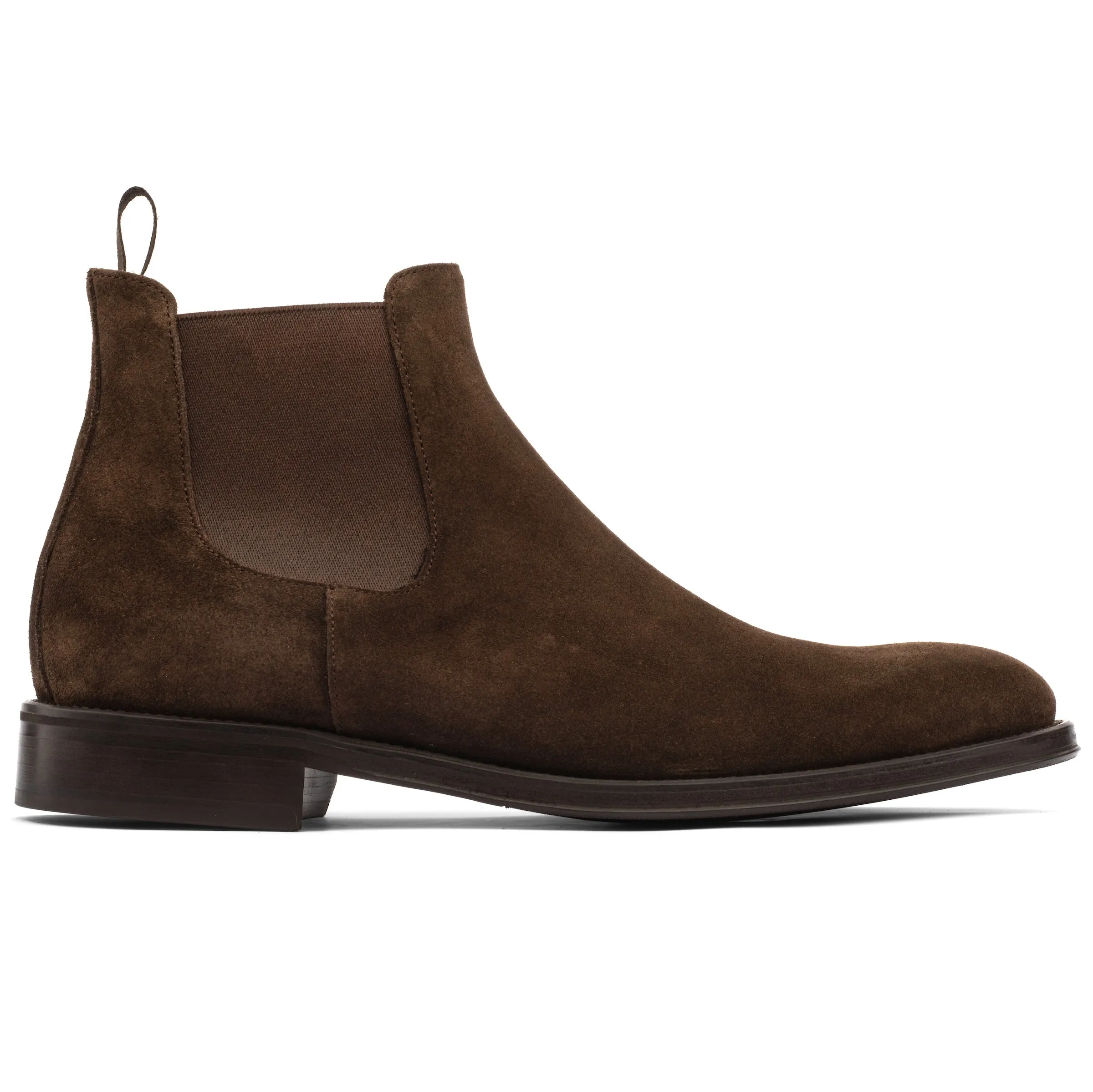 Shelby II Dark Brown Suede Chelsea Boot