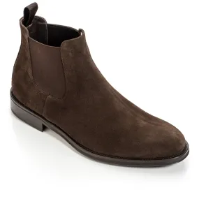 Shelby II Dark Brown Suede Chelsea Boot