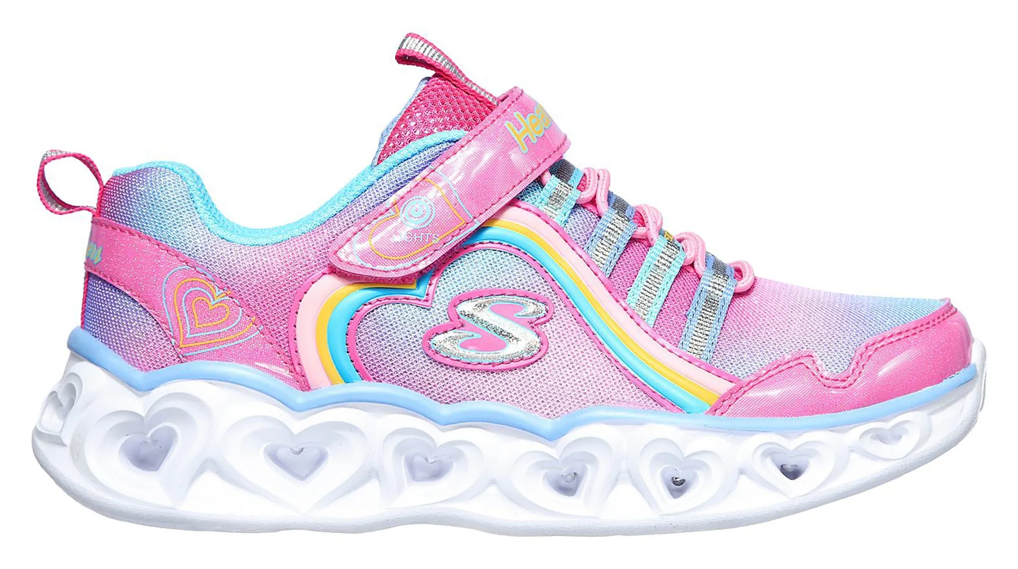 Skechers S Lights: Heart Lights - Rainbow Lux