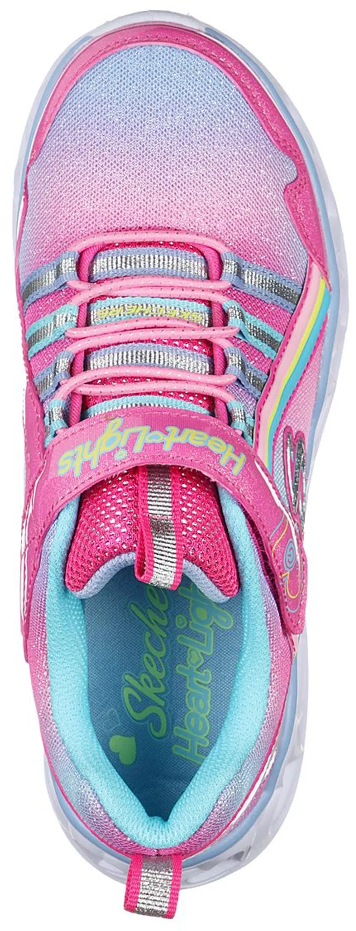 Skechers S Lights: Heart Lights - Rainbow Lux