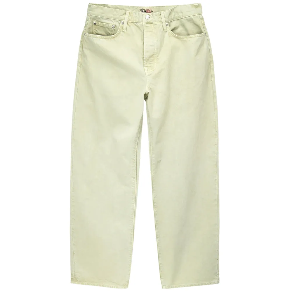 STSSY DOUBLE DYE BIG 'OL JEANS PANT // CREAM