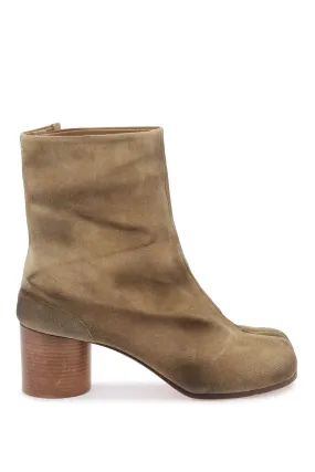 Suede Tabi Ankle Boots