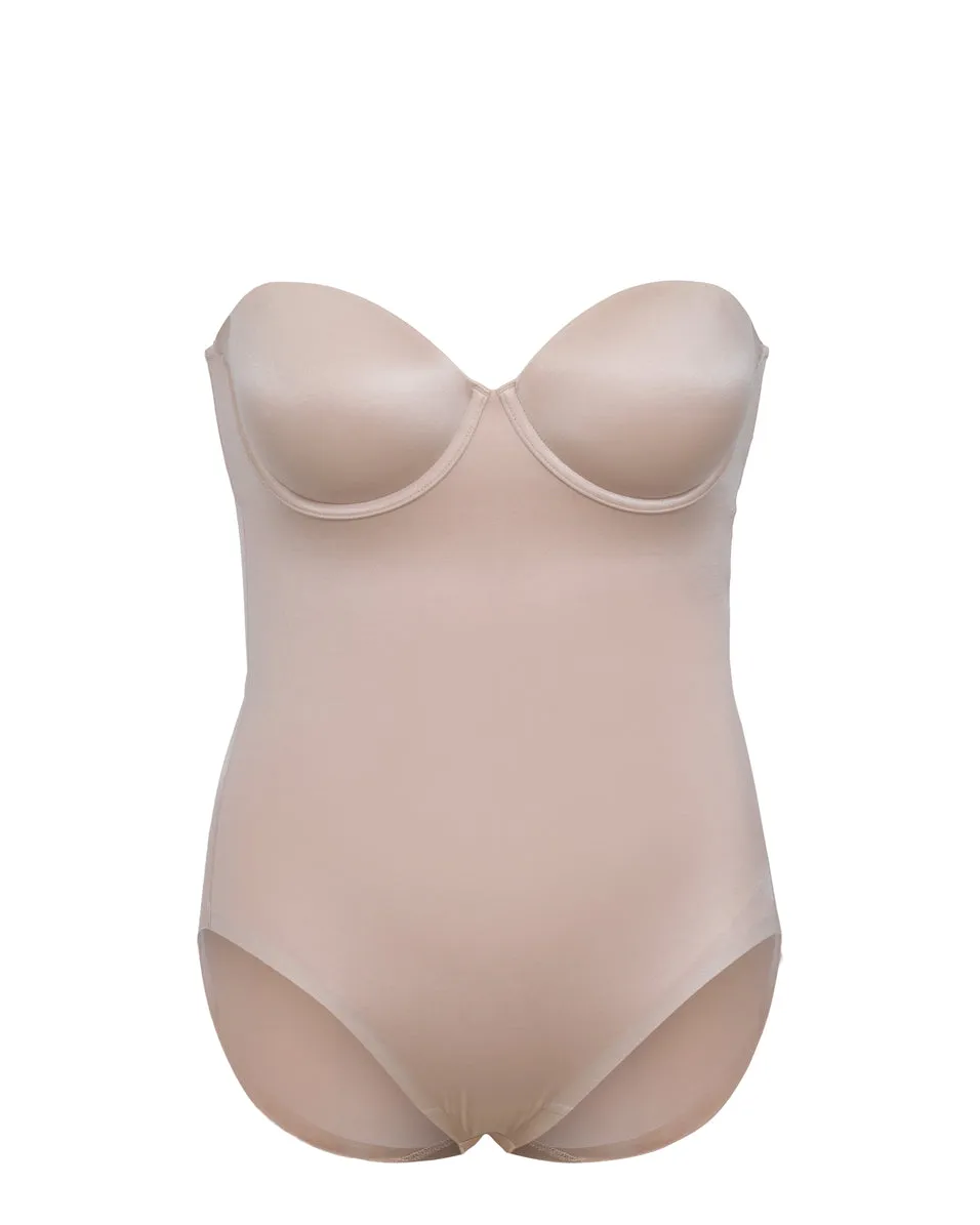 Suit Your Fancy Shaping Strapless Cupped Panty Bodysuit