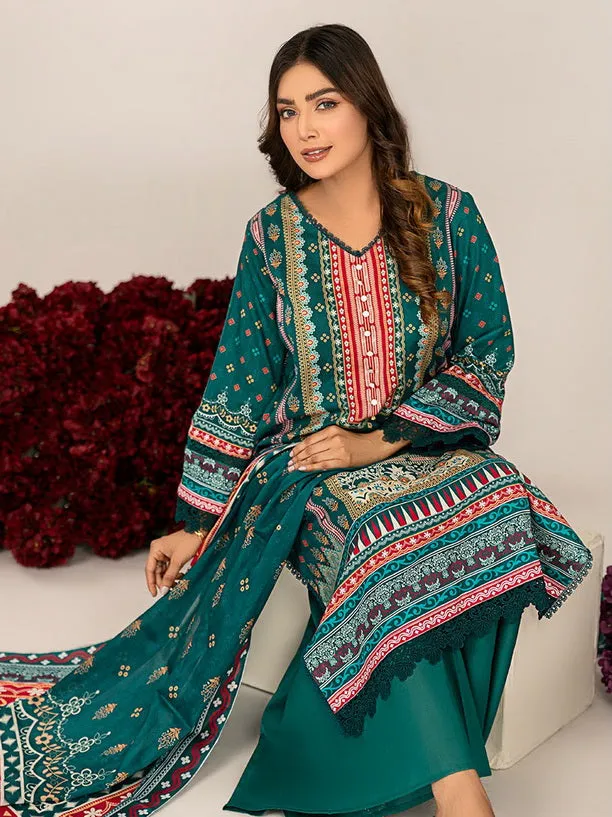 Sundas by Al Kareem Sapna Digital Printed Lawn Unstitched 3Pc Suit D-10