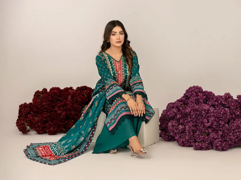 Sundas by Al Kareem Sapna Digital Printed Lawn Unstitched 3Pc Suit D-10