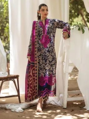 Tahra by Zainab Chottani Embroidered Lawn Unstitched 3Pc Suit D-07B TAMARA