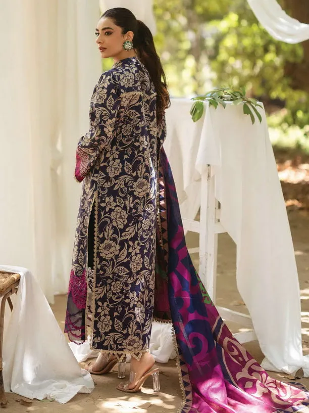 Tahra by Zainab Chottani Embroidered Lawn Unstitched 3Pc Suit D-07B TAMARA