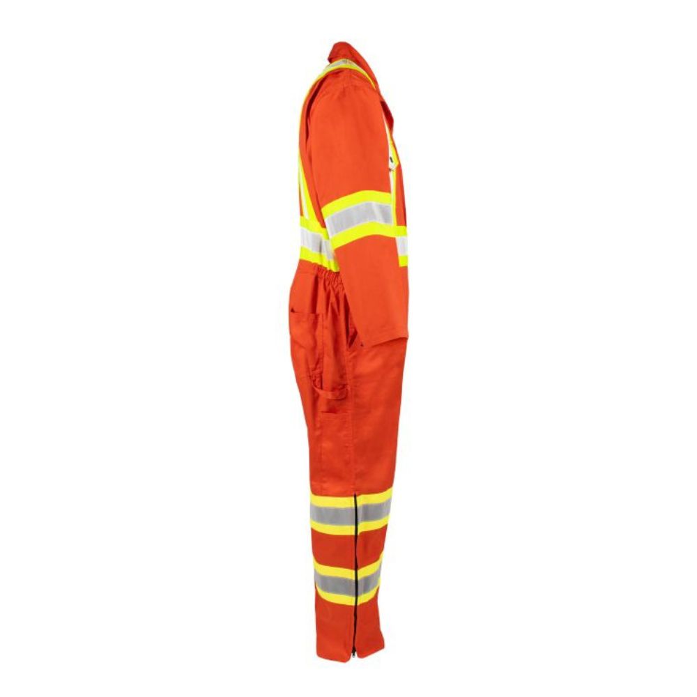 Terra Men's High Visibility Unlined Coverall 116581OR - Orange