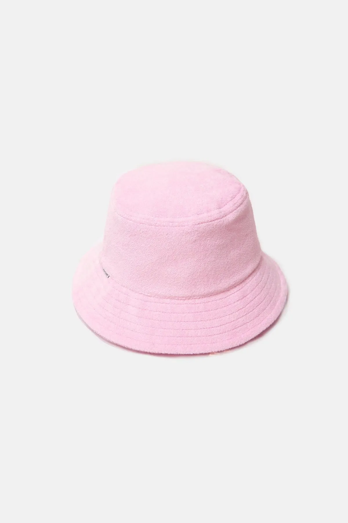 Terry Towelling Bucket Hat Rose