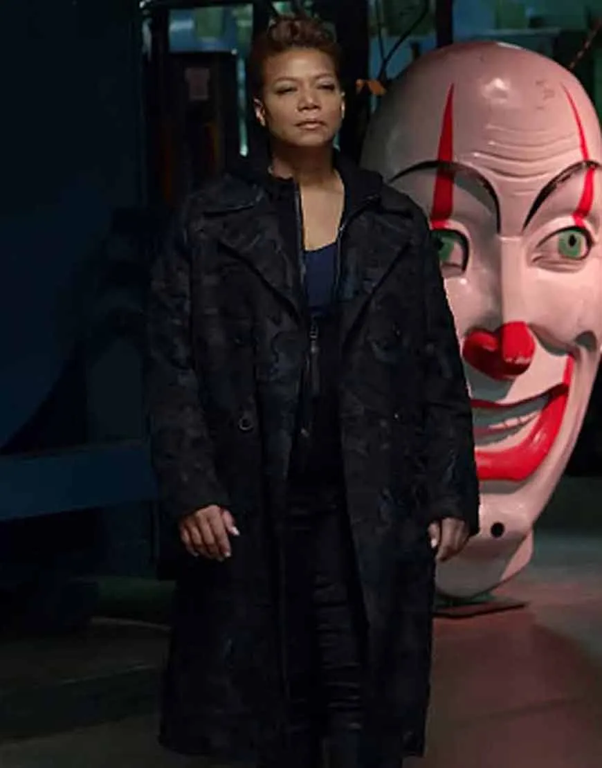 The Equalizer 2021 Queen Latifah Trench Coat | Robyn McCall Black Coat